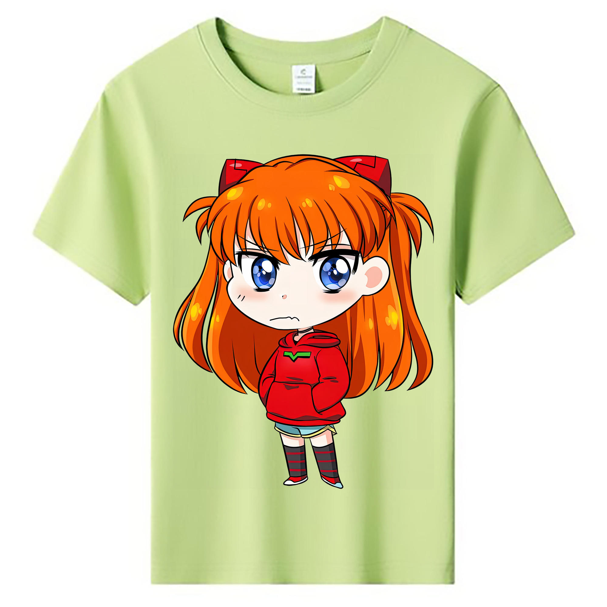 （画像用） EVA 新世紀エヴァンゲリオン 綿100％キッズTシャツ（フロントプリント）